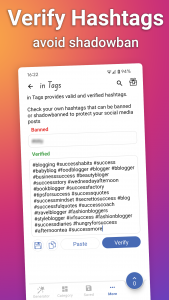 اسکرین شات 4 برنامه in Tags - AI Hashtag generator