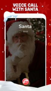 اسکرین شات برنامه Fake Call Santa - Call Santa Claus You 4