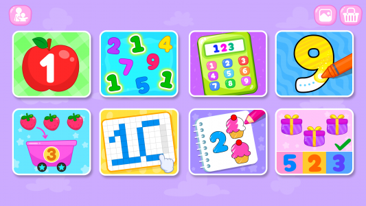 اسکرین شات 1 بازی Trace 123 Numbers Kids Count