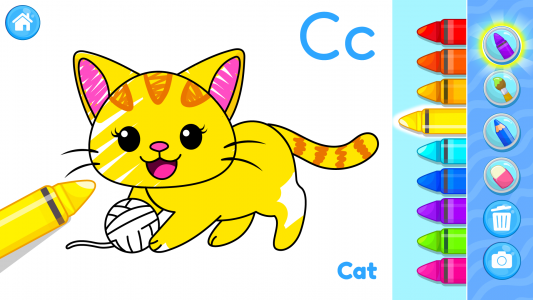اسکرین شات 3 بازی ABC Tracing alphabets for kids
