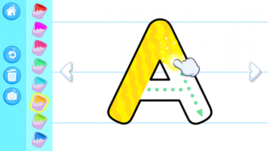 اسکرین شات 2 بازی ABC Tracing alphabets for kids