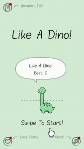 اسکرین شات بازی Like A Dino! 1