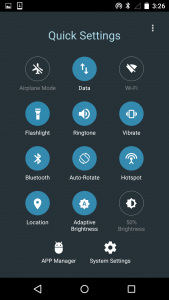 اسکرین شات برنامه Quick Settings for Android 1