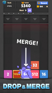 اسکرین شات 3 بازی Drop The Number® : Merge Game