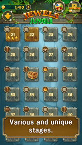 اسکرین شات بازی Jewels Jungle : Match 3 Puzzle 3