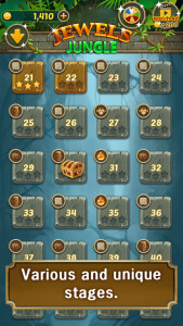 اسکرین شات 3 بازی Jewels Jungle : Match 3 Puzzle