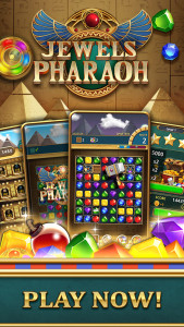اسکرین شات 1 بازی Jewels Pharaoh : Match 3