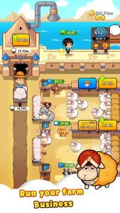 اسکرین شات 4 بازی Sheep Farm : Idle Game