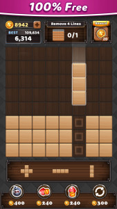 اسکرین شات بازی Block Puzzle King : Wood Block 3