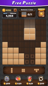 اسکرین شات بازی Block Puzzle King : Wood Block 1