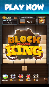 اسکرین شات بازی Block Puzzle King : Wood Block 1