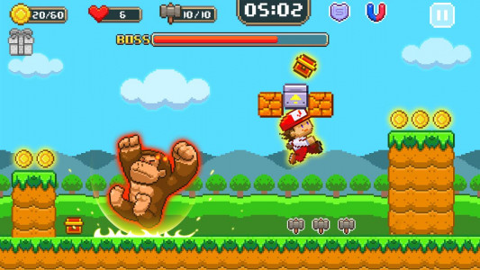 اسکرین شات بازی Super Jim Jump - pixel 3d 2