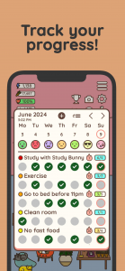 اسکرین شات برنامه Habit Rabbit: Habit Tracker 2