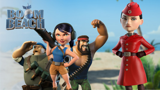 اسکرین شات 1 بازی بوم بیچ (boom beach)