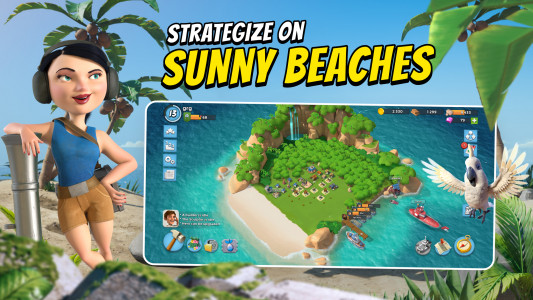 اسکرین شات 2 بازی بوم بیچ (boom beach)