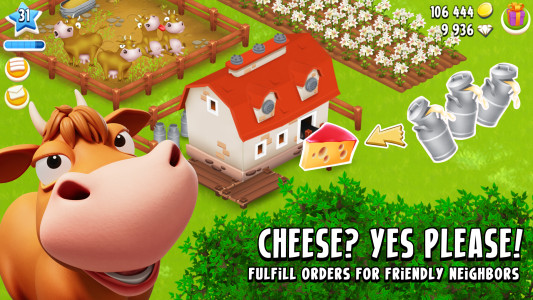 اسکرین شات 5 بازی hay day (هی دی)