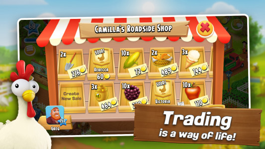 اسکرین شات 1 بازی hay day (هی دی)