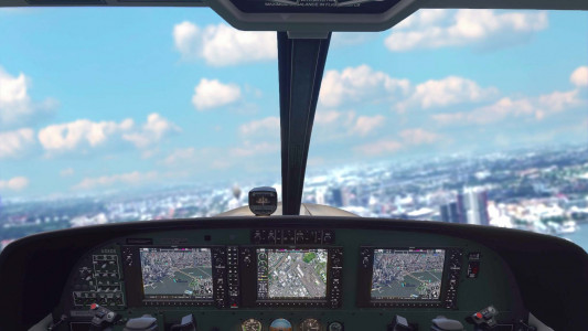 اسکرین شات برنامه Flight Simulator - Plane Games 3