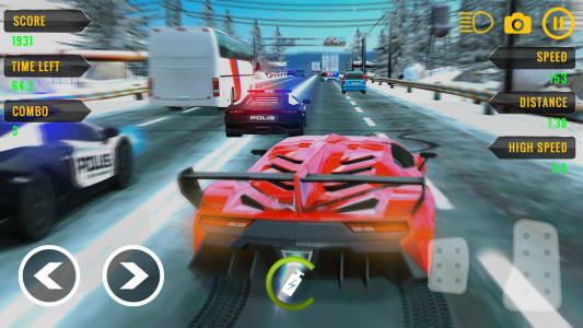 اسکرین شات 4 بازی Highway Traffic Race