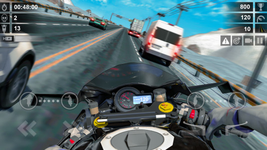 اسکرین شات 6 برنامه Road Rush - Street Bike Race