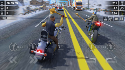 اسکرین شات 1 برنامه Road Rush - Street Bike Race