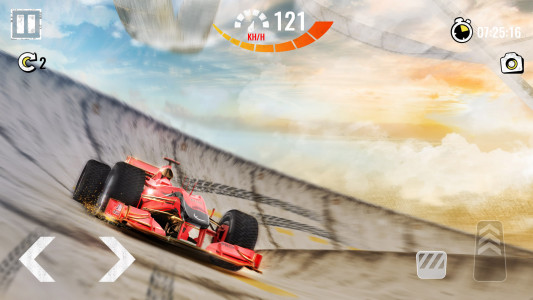 اسکرین شات 2 برنامه Mega Ramp - Formula Car Racing