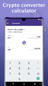 اسکرین شات برنامه Bitcoin price - Cryptocurrency widget 5
