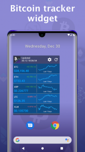 اسکرین شات برنامه Bitcoin price - Cryptocurrency widget 8