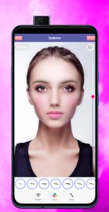 اسکرین شات برنامه Face Makeup & Beauty Selfie Makeup Photo Editor 3