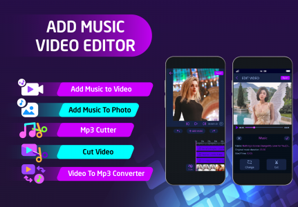 اسکرین شات برنامه Add Music To Video Editor 1