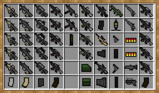 اسکرین شات برنامه Guns for Minecraft PE 2