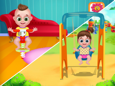 اسکرین شات بازی Twins babysitter daycare games 4