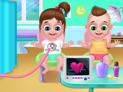 اسکرین شات بازی Twins babysitter daycare games 5