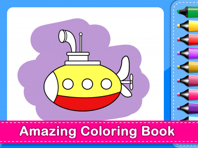 اسکرین شات 1 بازی Coloring Games: Color & Paint