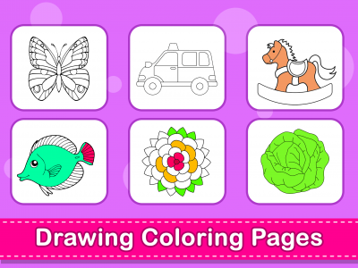 اسکرین شات 4 بازی Coloring Games: Color & Paint