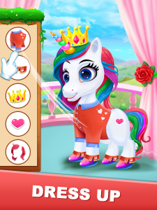 اسکرین شات بازی Unicorn Pony Dressup Spa Salon 1