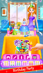 اسکرین شات بازی Princess Birthday Cake Party S 1
