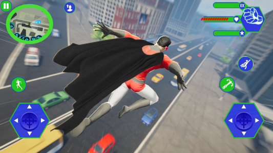 اسکرین شات بازی Flying Super Hero Vegas Rescue 8
