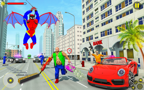 اسکرین شات بازی Flying Spider Hero: Rope Hero 5