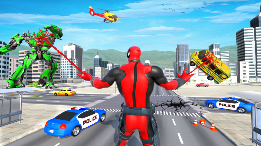 اسکرین شات بازی Flying Spider Hero: Rope Hero 6