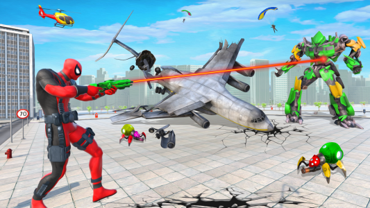 اسکرین شات بازی Flying Spider Hero: Rope Hero 4