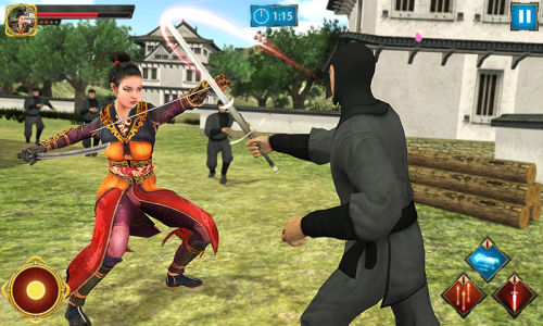 اسکرین شات بازی Kungfu NinjaGirl: Archery Saga 4