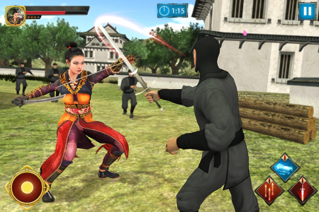 اسکرین شات بازی Kungfu NinjaGirl: Archery Saga 8