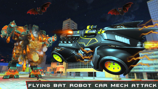 اسکرین شات بازی Bat Robot Fighting Game 2