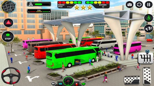 اسکرین شات بازی Coach Bus Simulator Driving 3D 6