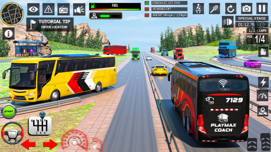 اسکرین شات بازی Coach Bus Simulator Driving 3D 2