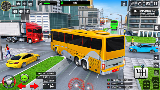 اسکرین شات بازی Coach Bus Simulator Driving 3D 3