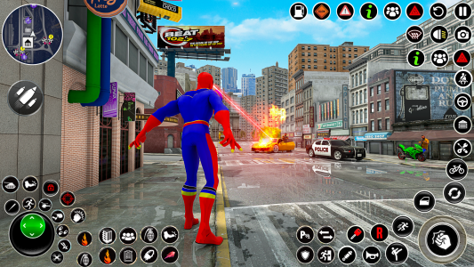 اسکرین شات بازی Spider Games: Spider Rope Hero 4