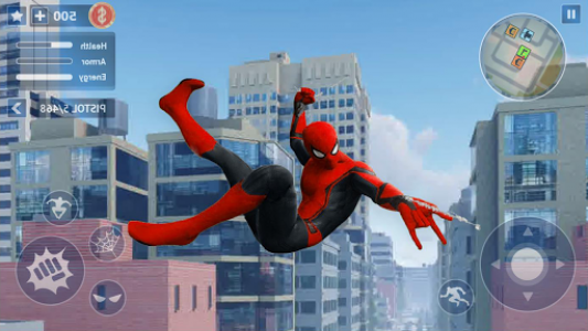 اسکرین شات بازی Mutant Spider Hero: Miami Rope hero Game 2