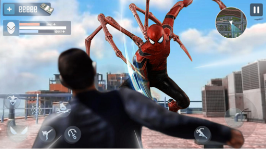 اسکرین شات بازی Mutant Spider Hero: Miami Rope hero Game 1